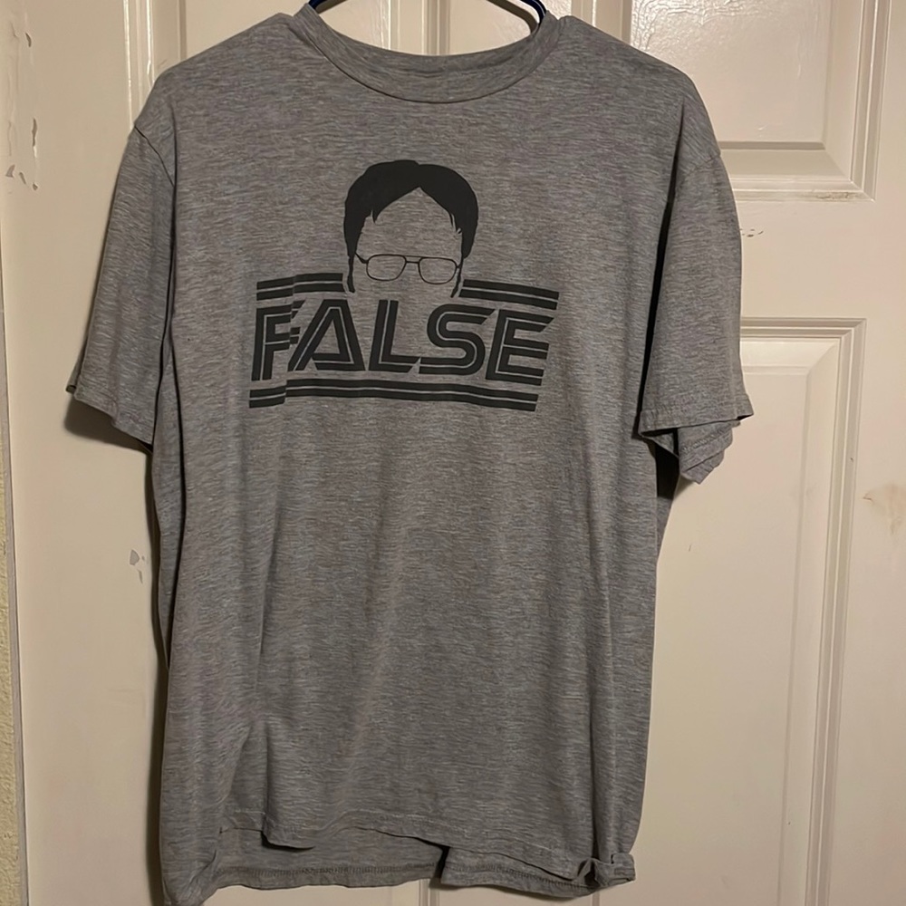 The Office Gray FALSE tee